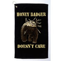 Honey Badger Adorable Animal Honey Badger DoesnT Care Golf Towel