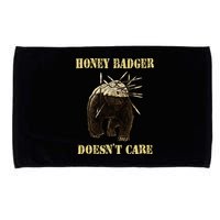 Honey Badger Adorable Animal Honey Badger DoesnT Care Microfiber Hand Towel