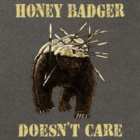 Honey Badger Adorable Animal Honey Badger DoesnT Care Cotton Canvas Backpack