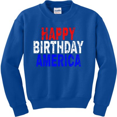 Happy Birthday America Gift Kids Sweatshirt