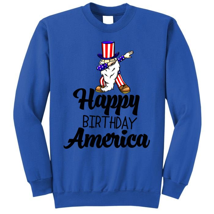 Happy Birthday America Independence America Flag Love Gift Sweatshirt