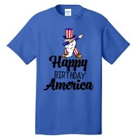 Happy Birthday America Independence America Flag Love Gift Tall T-Shirt