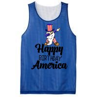 Happy Birthday America Independence America Flag Love Gift Mesh Reversible Basketball Jersey Tank