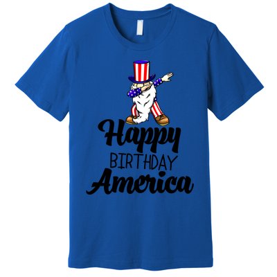 Happy Birthday America Independence America Flag Love Gift Premium T-Shirt