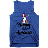 Happy Birthday America Independence America Flag Love Gift Tank Top