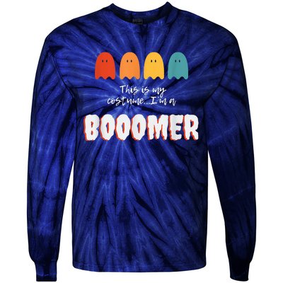 Halloween Boomer Adult Tie-Dye Long Sleeve Shirt