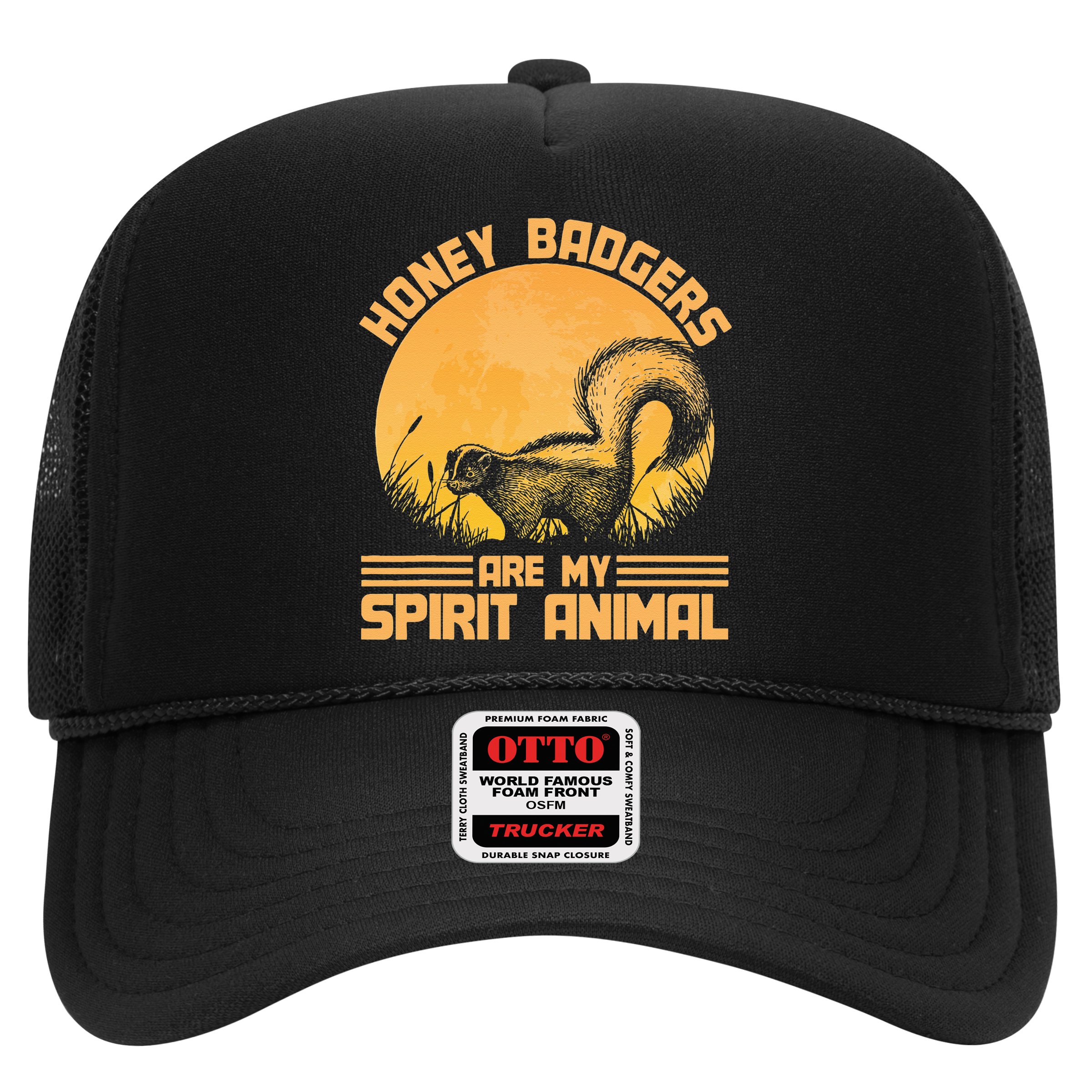 Honey Badgers Are My Spirit Animal Honey Badger Hat