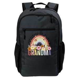 Happiness Being A Grandma MotherS Day Wildflowers Grandma Gift Daily Commute Backpack