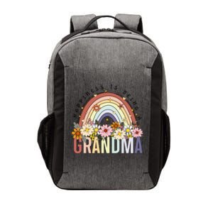 Happiness Being A Grandma MotherS Day Wildflowers Grandma Gift Vector Backpack