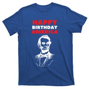 Happy Birthday America Abraham Lincoln Cool Gift T-Shirt