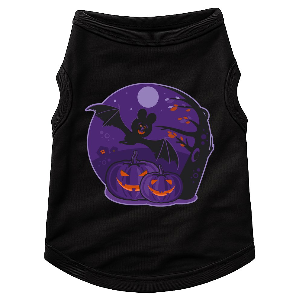 Halloween Bat and Pumpkins Doggie Tank