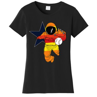 Houston Baseball Astronaut Space City Women's T-Shirt