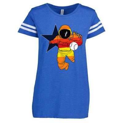 Houston Baseball Astronaut Space City Enza Ladies Jersey Football T-Shirt