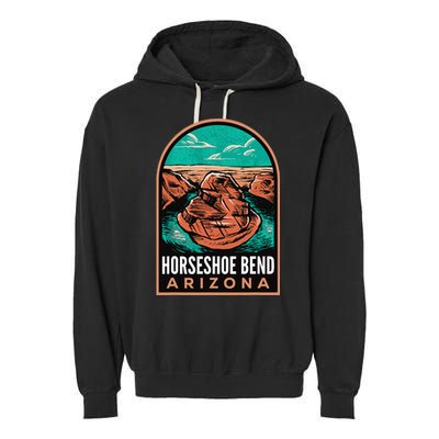 Horseshoe Bend Arizona Vintage Garment-Dyed Fleece Hoodie