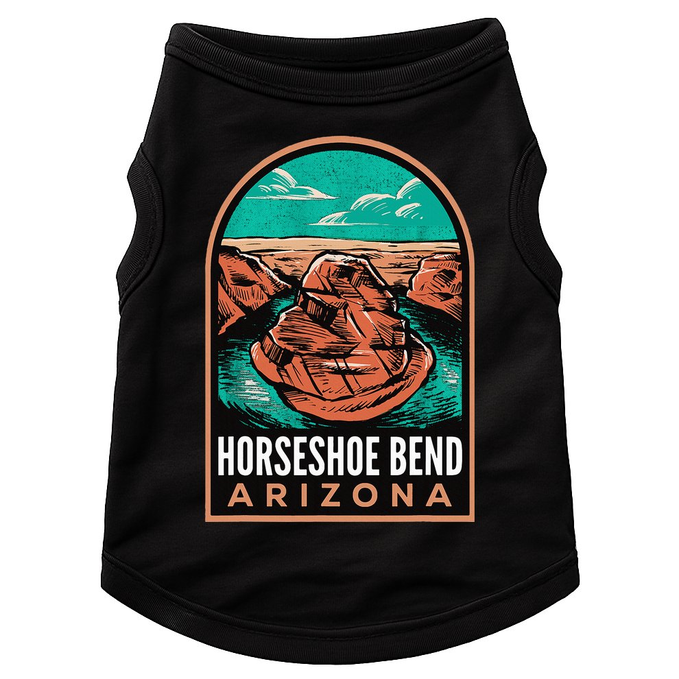 Horseshoe Bend Arizona Vintage Doggie Tank