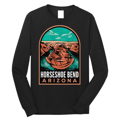 Horseshoe Bend Arizona Vintage Long Sleeve Shirt