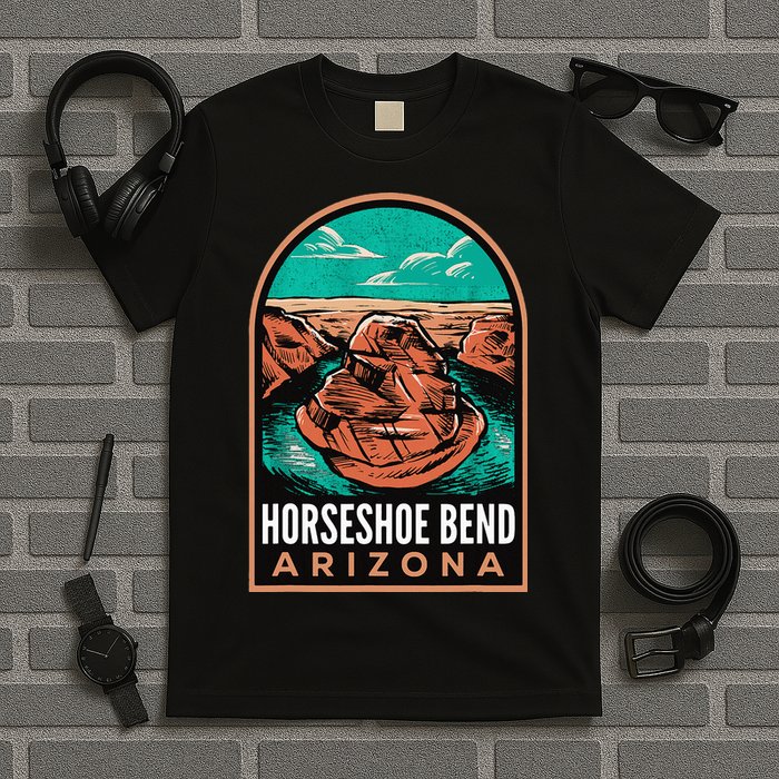 Horseshoe Bend Arizona Vintage T-Shirt