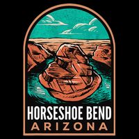 Horseshoe Bend Arizona Vintage T-Shirt