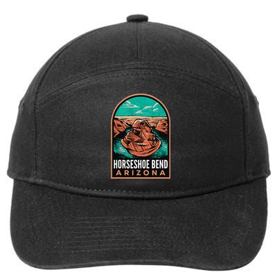 Horseshoe Bend Arizona Vintage 7-Panel Snapback Hat