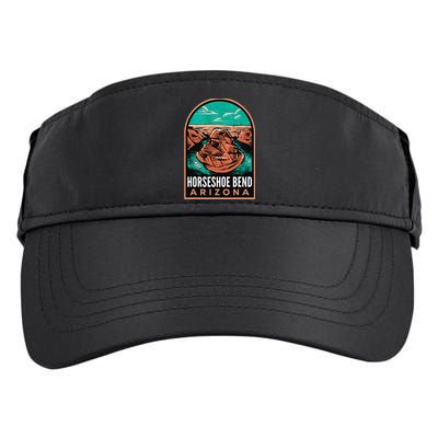 Horseshoe Bend Arizona Vintage Adult Drive Performance Visor