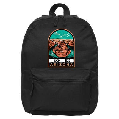 Horseshoe Bend Arizona Vintage 16 in Basic Backpack