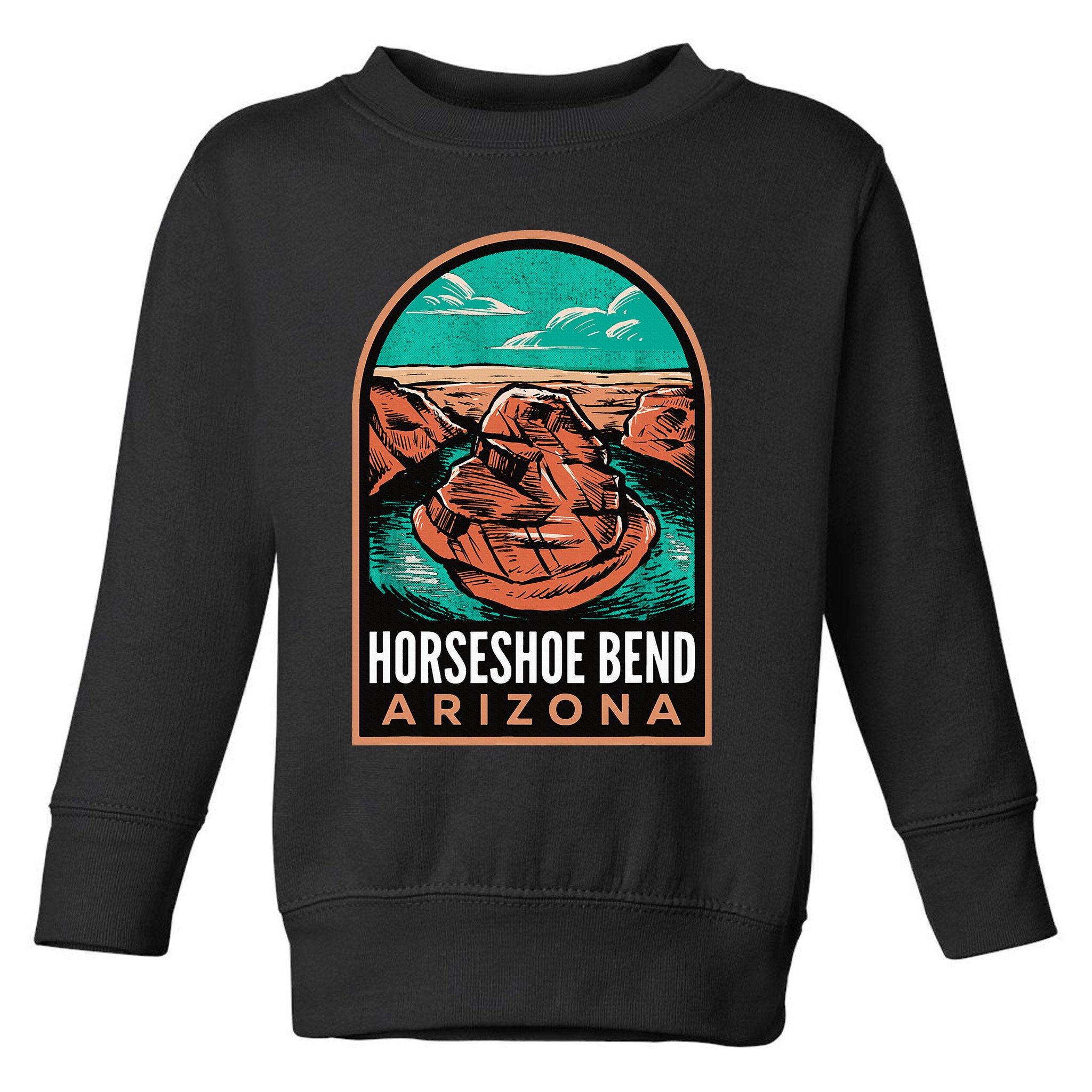 Horseshoe Bend Arizona Vintage Toddler Sweatshirt