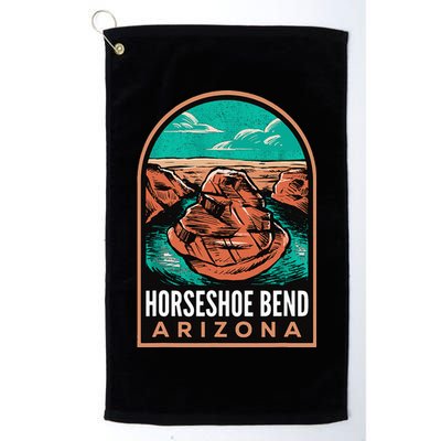 Horseshoe Bend Arizona Vintage Golf Towel