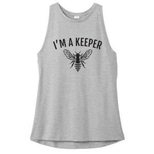 Honey Bee Apiarist Funny Beekeeping Beekeeper Ladies PosiCharge Tri-Blend Wicking Tank