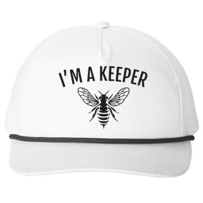 Honey Bee Apiarist Funny Beekeeping Beekeeper Snapback Five-Panel Rope Hat