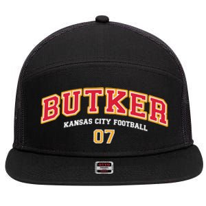 Harrison Butker Butker Kansas City Football 7 Panel Mesh Trucker Snapback Hat