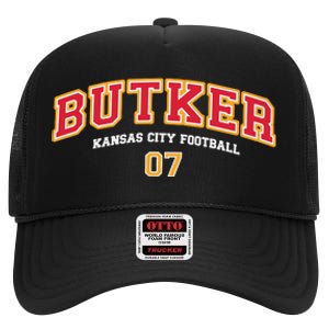 Harrison Butker Butker Kansas City Football High Crown Mesh Back Trucker Hat