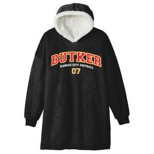 Harrison Butker Butker Kansas City Football Hooded Wearable Blanket