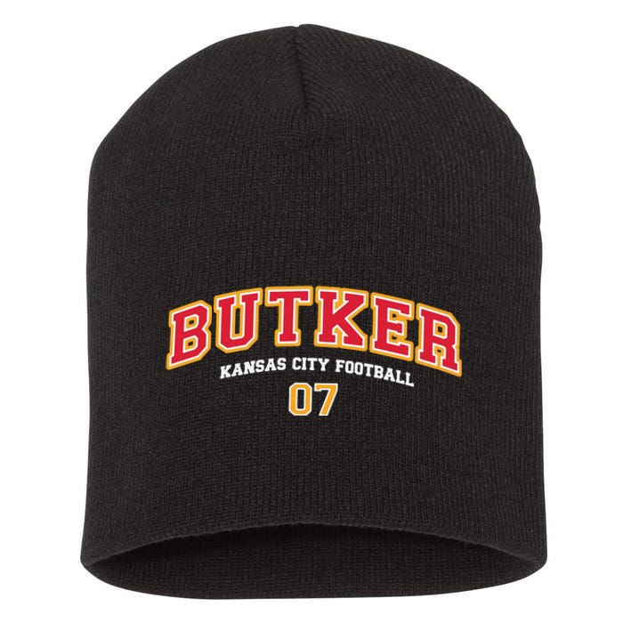 Harrison Butker Butker Kansas City Football Short Acrylic Beanie