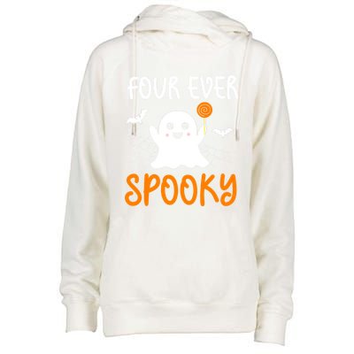 Halloween Birthday Boy Fors Spooky Season Womens Funnel Neck Pullover Hood