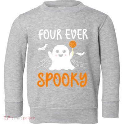 Halloween Birthday Boy Fors Spooky Season Toddler Sweatshirt
