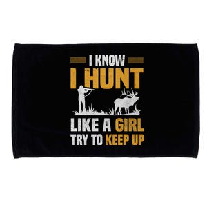 Hunting Big Bucks Animal Hunter Funny First Hunt Lesson Gift Microfiber Hand Towel