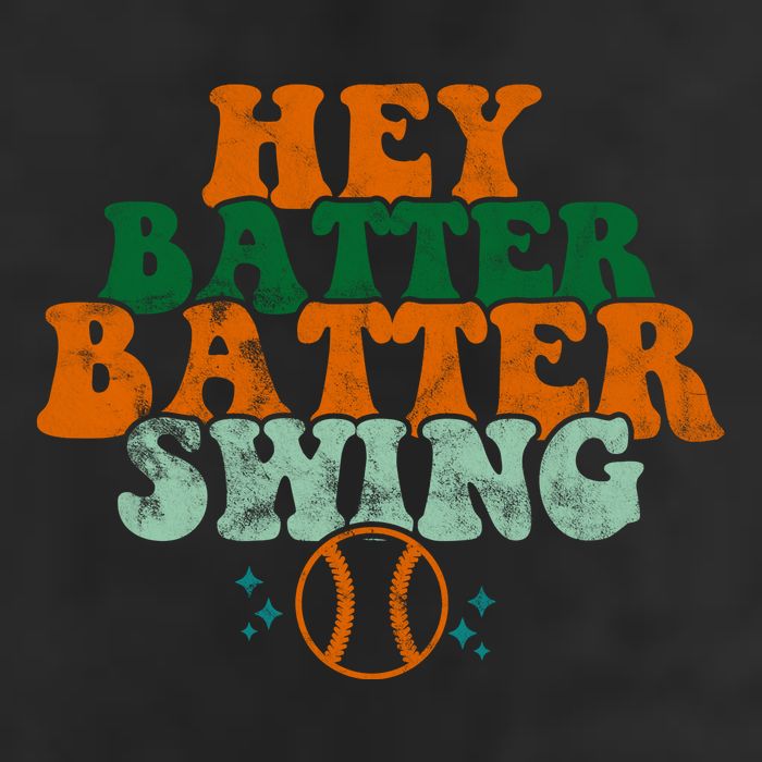 Hey Batter Batter Swing Baseball Retro Beanie