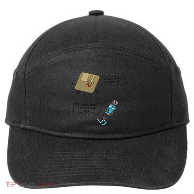 Hey Bro Burn Fat And Look Fab Usb Tech Evolution. 7-Panel Snapback Hat