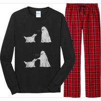 Halloween Boo Boop Ghost Dog Long Sleeve Pajama Set