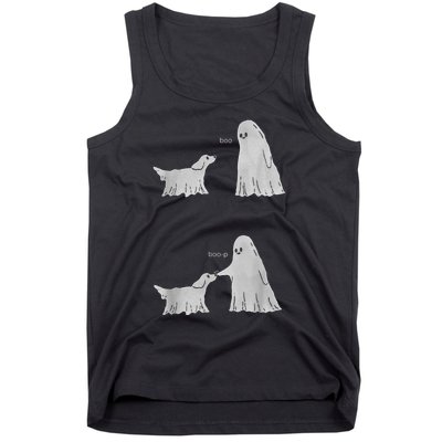 Halloween Boo Boop Ghost Dog Tank Top