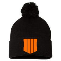 Happy Brithday Black Ops Iiii Pom Pom 12in Knit Beanie