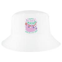 Happy Belated Birthday Funny Sloth Cool Comfort Performance Bucket Hat