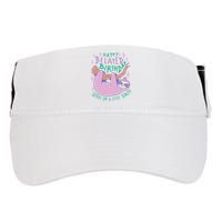 Happy Belated Birthday Funny Sloth Adult Drive Performance Visor