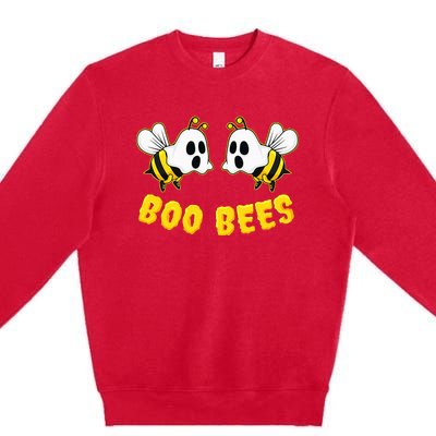 Halloween Boo Bees Matching Couples Funny Premium Crewneck Sweatshirt