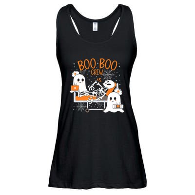 Halloween Boo Boo Crew Ghost Doctor Ladies Essential Flowy Tank