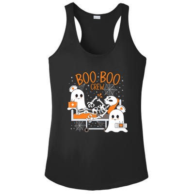 Halloween Boo Boo Crew Ghost Doctor Ladies PosiCharge Competitor Racerback Tank