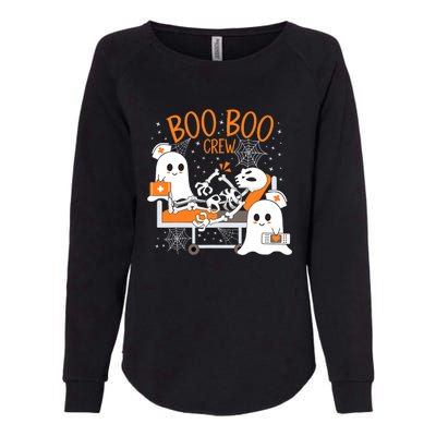 Halloween Boo Boo Crew Ghost Doctor Womens California Wash Sweatshirt