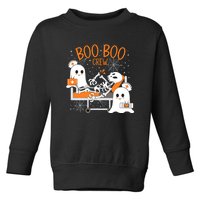 Halloween Boo Boo Crew Ghost Doctor Toddler Sweatshirt