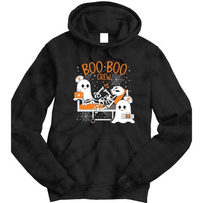 Halloween Boo Boo Crew Ghost Doctor Tie Dye Hoodie