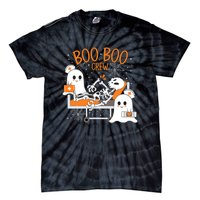 Halloween Boo Boo Crew Ghost Doctor Tie-Dye T-Shirt